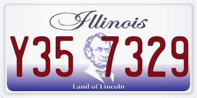 IL license plate Y357329