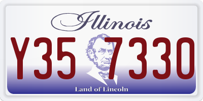 IL license plate Y357330