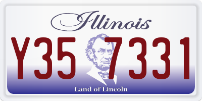 IL license plate Y357331