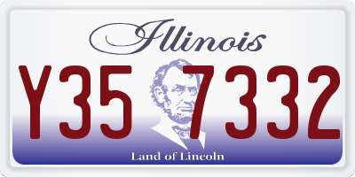 IL license plate Y357332