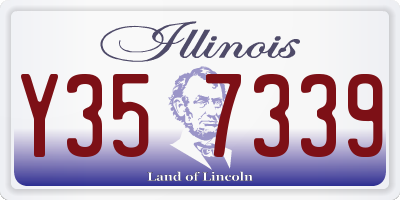 IL license plate Y357339