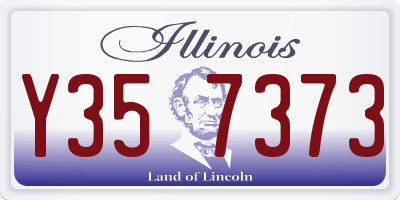 IL license plate Y357373