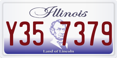 IL license plate Y357379