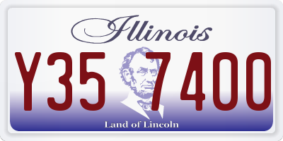 IL license plate Y357400