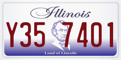 IL license plate Y357401