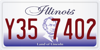 IL license plate Y357402