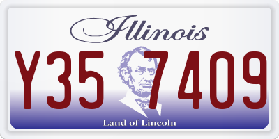 IL license plate Y357409