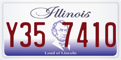 IL license plate Y357410