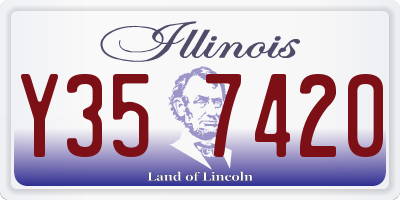 IL license plate Y357420