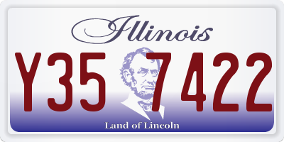 IL license plate Y357422