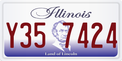 IL license plate Y357424