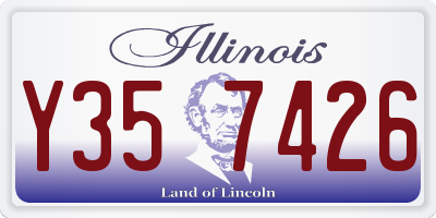 IL license plate Y357426