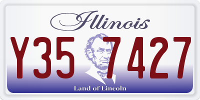 IL license plate Y357427