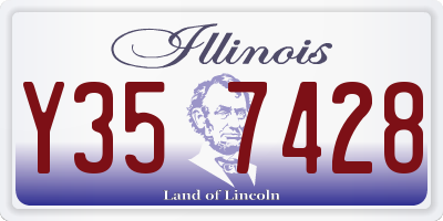IL license plate Y357428