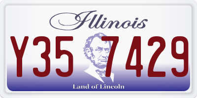 IL license plate Y357429