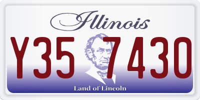 IL license plate Y357430
