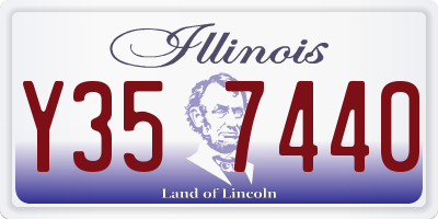 IL license plate Y357440