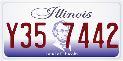 IL license plate Y357442
