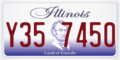 IL license plate Y357450