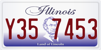 IL license plate Y357453