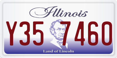 IL license plate Y357460