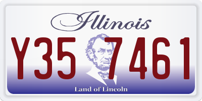 IL license plate Y357461