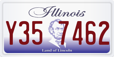 IL license plate Y357462