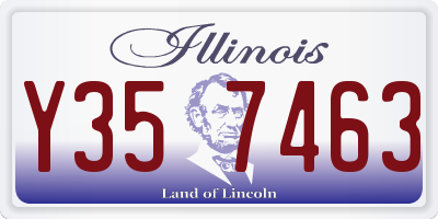 IL license plate Y357463