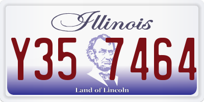 IL license plate Y357464