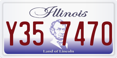 IL license plate Y357470