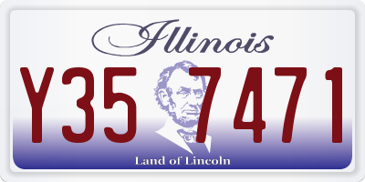 IL license plate Y357471
