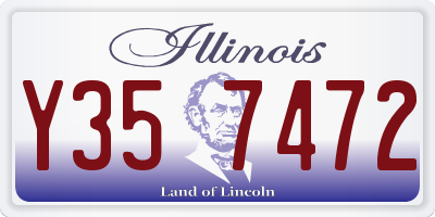 IL license plate Y357472
