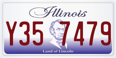 IL license plate Y357479