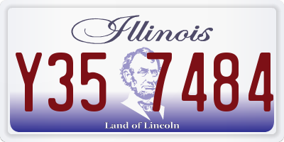 IL license plate Y357484