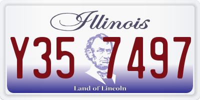 IL license plate Y357497