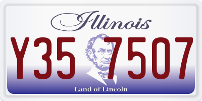 IL license plate Y357507