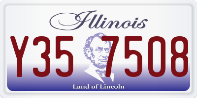 IL license plate Y357508