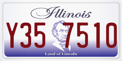 IL license plate Y357510
