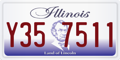 IL license plate Y357511