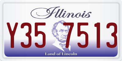 IL license plate Y357513