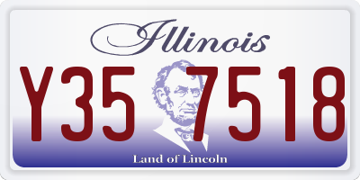 IL license plate Y357518