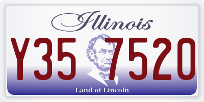 IL license plate Y357520