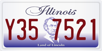 IL license plate Y357521