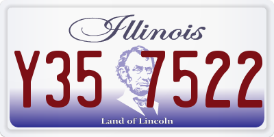 IL license plate Y357522