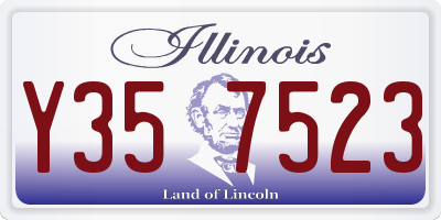 IL license plate Y357523