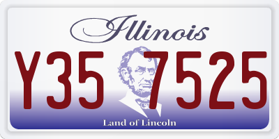 IL license plate Y357525