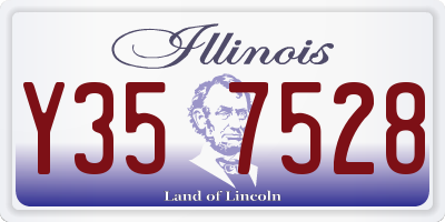 IL license plate Y357528