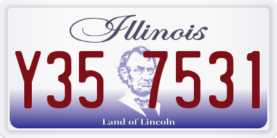 IL license plate Y357531