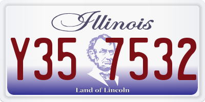 IL license plate Y357532