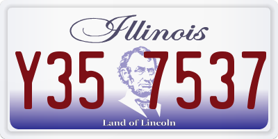 IL license plate Y357537